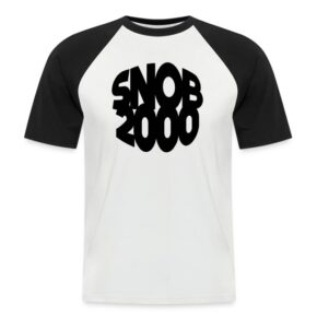 Snob 2000-shirt zwart-wit