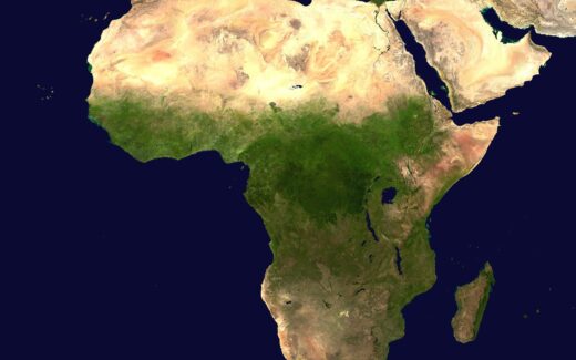 Afrika op de kaart